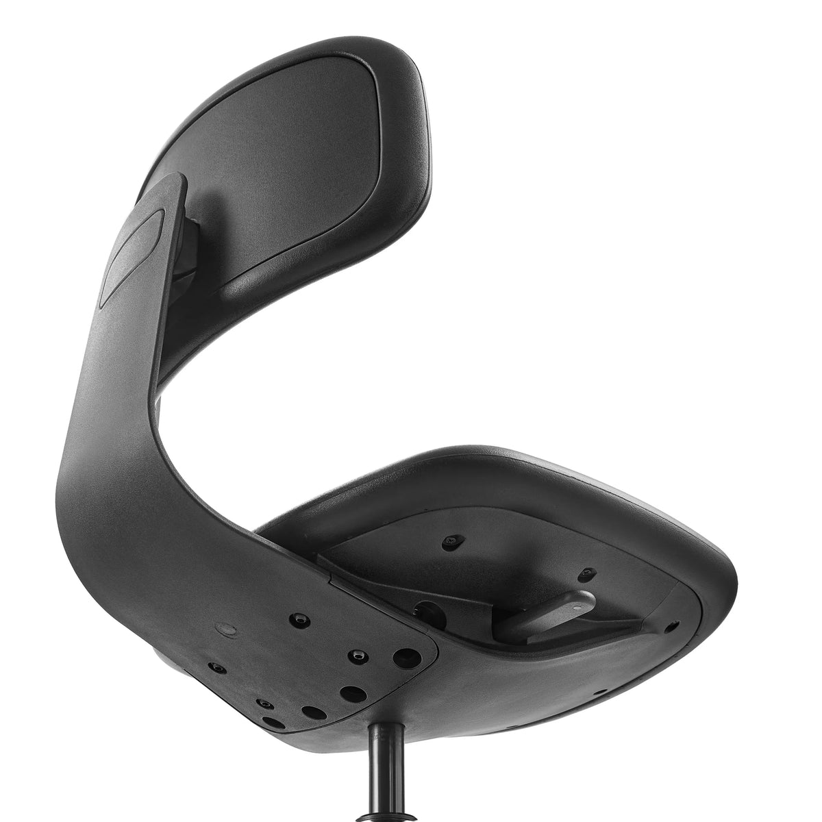 Underside of the seat and backrest of the Counter chair TOP WORK B in black by hjh OFFICE