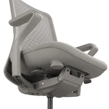 Underside of the seat and armrest of the High End Office Chair VERVIO by hjh OFFICE