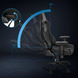 Adjustable backrest of the GAMEBREAKER SX 04 gaming chair with a tilt angle from 90 to 180 degrees by hjh OFFICE