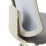 Side backrest support of the Home Office Chair Sitflex Lady in grey by hjh OFFICE
