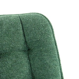 Petrol-coloured textured fabric of the Dining chair ELARIS by hjh LIVING