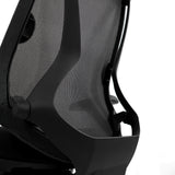 Backrest with breathable mesh fabric of the High End Office Chair INSPERO by hjh OFFICE