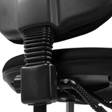 Folded connection between the backrest and seat of the CITY 25 Home Office Chair in black by hjh OFFICE