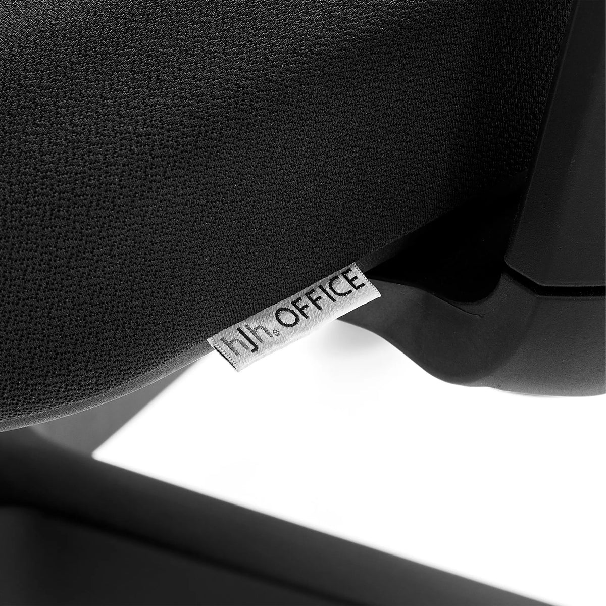 Woven logo on the upholstery of the Professional Office Chair Vivadapt by hjh OFFICE
