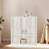 White Shelf BJORKE with nine square open compartments by hjh LIVING