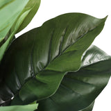 Green leaves of the artificial plant EPIPREMNUM by hjh OFFICE