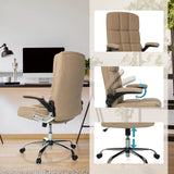 Beige Home Office Executive Chair RELAX WD 100 with adjustable armrests and gas lift by MyBuero