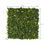 Dimensional drawing of the Plant mat MORE GREEN I with 50 × 50 cm by hjh OFFICE