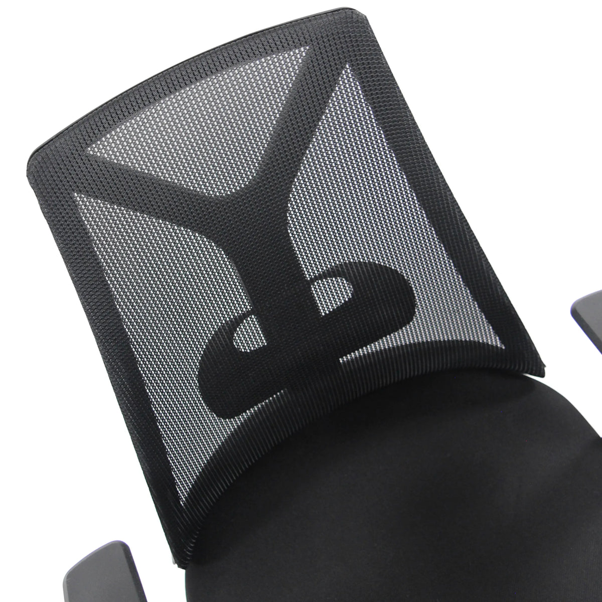 Black mesh backrest of the Home Office Chair FALUN BASIC by hjh OFFICE
