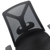 Black mesh backrest of the Home Office Chair FALUN BASIC by hjh OFFICE