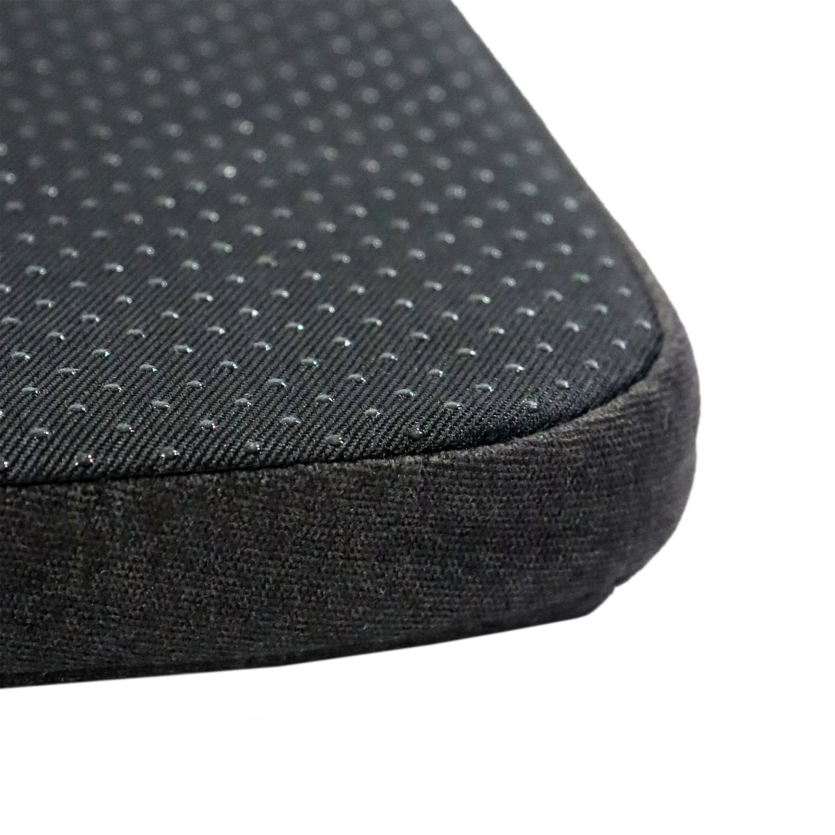 Black, finely perforated surface of the Cat house KITTY PAWBOX 2 by hjh LIVING