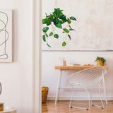 Green Artificial plant MONSTERA CLIMB in a hanging pot by hjh OFFICE