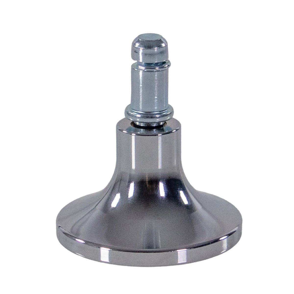 Silver chair glide STAND C for carpets with 11 mm diameter by hjh OFFICE