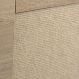 Material view of the oak wood surface and the felt cover of the KITTY PAWBOX 1 cat house by hjh LIVING