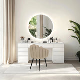 Beige dining chair SCALLORE with shell-shaped backrest and black legs by hjh LIVING