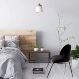 Black upholstered chair VELVO with slim black metal legs by hjh OFFICE