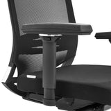 Adjustable armrest of the Professional Office Chair PORTO BASE in black by hjh OFFICE