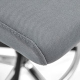 Grey fabric upholstery of the seat of the Counter chair Top Work 44 W by hjh OFFICE