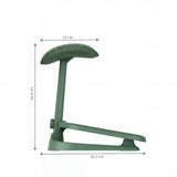 Dimensional drawing of the LiberNovo Omni StepSync footrest with a height of 42.8 cm and depth of 42.3 cm by Libernovo