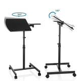 Swivel and tilt mechanism of the VM-SL standing desk with 360 and 180-degree adjustment by hjh OFFICE