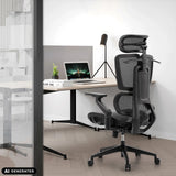Professional Office Chair Ergo U2 Pro3 with black nylon mesh cover by hjh OFFICE (AI-generated image)
