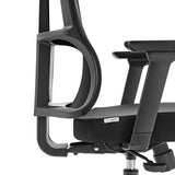 Backrest and seat of the Professional Office Chair SPINIO in black by hjh OFFICE