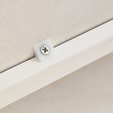 Screw fastening on the white housing edge of the Hjelle K chest of drawers by hjh LIVING