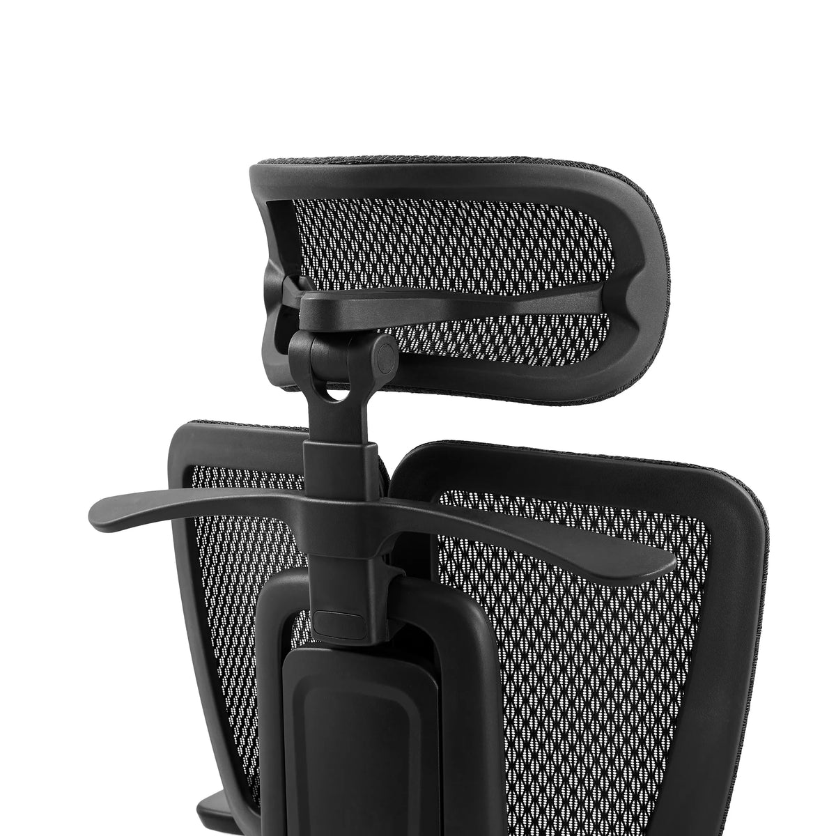 Adjustable headrest with black nylon mesh of the Professional Office Chair Ergo U2 Pro3 by hjh OFFICE