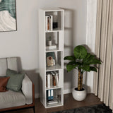 White Shelf KALAG S with five open storage compartments in a living room by hjh LIVING