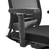 Adjustable armrest of the Professional Office Chair PORTO PRO in black by hjh OFFICE