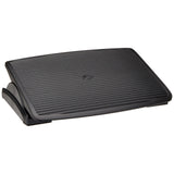 Anthracite PIEDINO STRIPE footrest with ribbed surface and angled standing position by hjh OFFICE