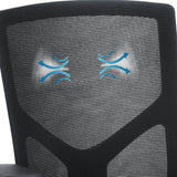Breathable mesh fabric of the backrest of the Cantilever chair BRETON V B by hjh OFFICE