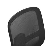 Black mesh backrest of the Home Office Chair Malio by hjh OFFICE