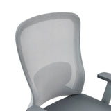 Grey mesh backrest of the Counter chair Top Work 44 W by hjh OFFICE
