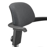 Dark grey fabric headrest of the WORK 40 work chair by hjh OFFICE