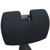 Padded knee rest of the EvoShift kneeling chair in black by hjh OFFICE
