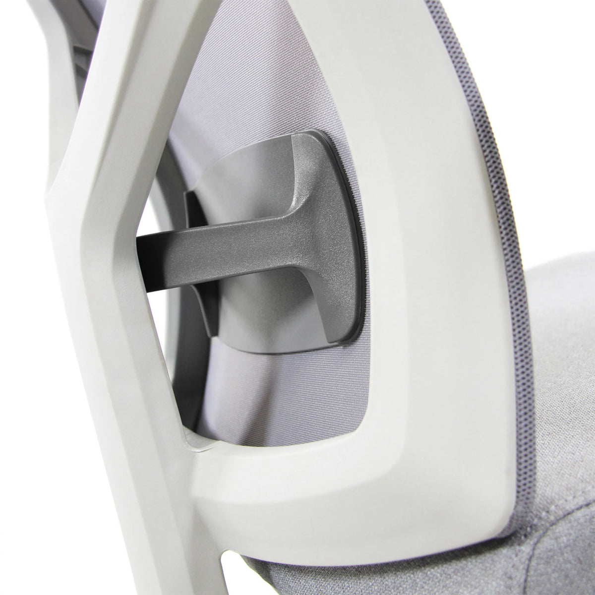 Grey backrest adjustment mechanism of the Professional Office Chair BRETON PRO W by hjh OFFICE