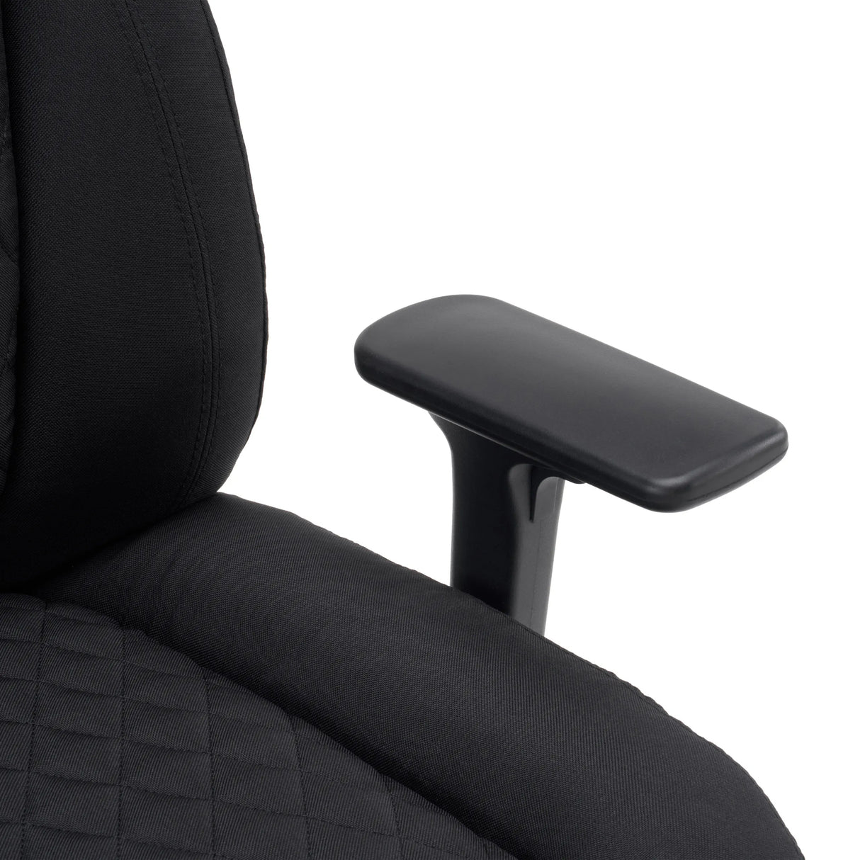 Black armrest of the XXL Pullmann Gen2 swivel chair with fabric cover by hjh OFFICE