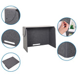 Grey felt table partitions FLEXMIUT FOLD with various detailed views by hjh OFFICE