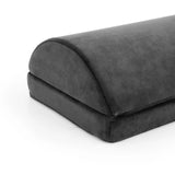 Black padding of the Podi Velvet 1 Footrest by hjh OFFICE