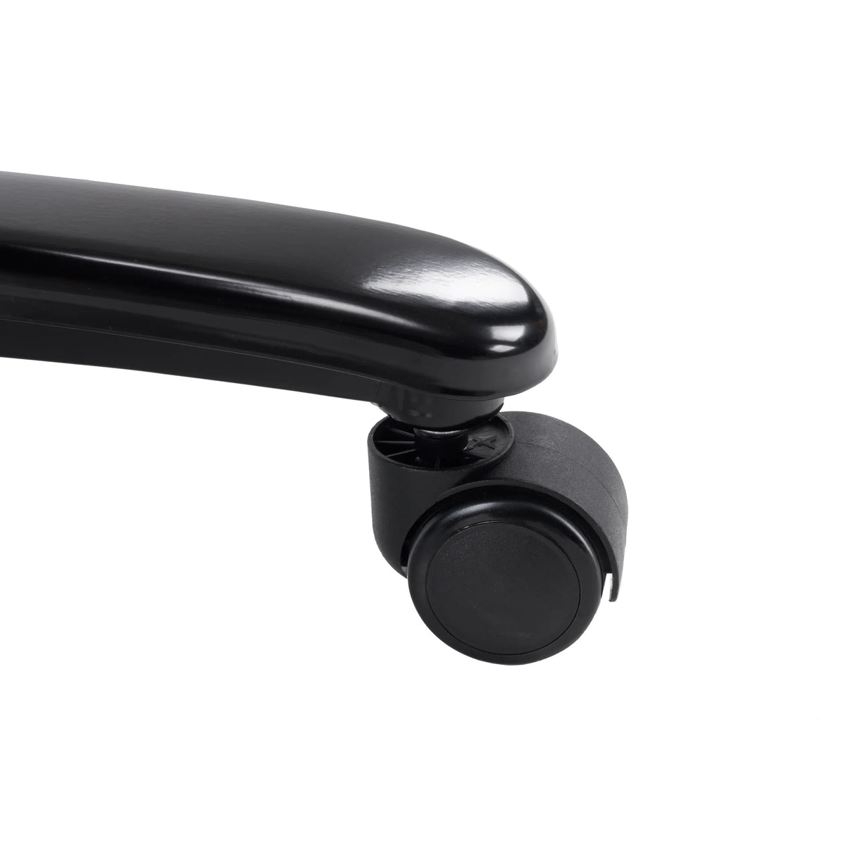 Black double caster on the base of the XXL Pullmann Gen2 swivel chair by hjh OFFICE