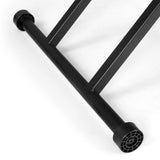 Black metal frame with plastic glides of the Worktime Lift furniture piece by hjh OFFICE