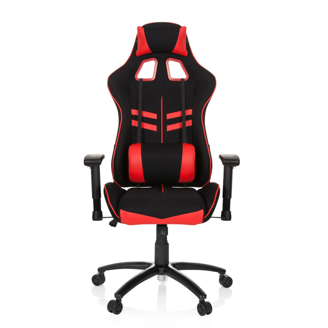 Gamingstuhl LEAGUE PRO I in Schwarz und Rot mit Nacken- und Lendenkissen von hjh OFFICE
