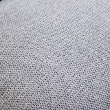 Dark grey fabric cover of the Criss-Cross 20 lounge chair with a coarse weave structure by hjh LIVING