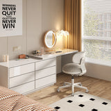 Grey SITMOTION W home office chair with castors in front of a white dressing table by hjh OFFICE
