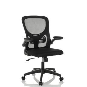 Home Office Chair BELIO with black mesh cover and armrests by hjh OFFICE