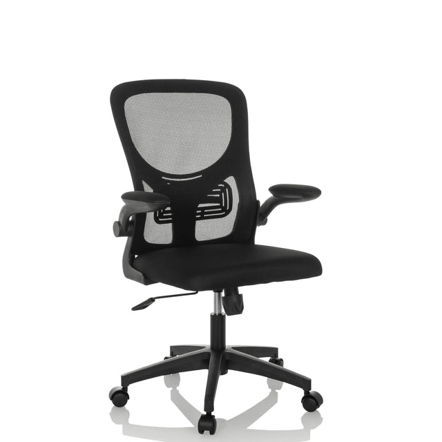 Home Office Chair BELIO with black mesh cover and armrests by hjh OFFICE