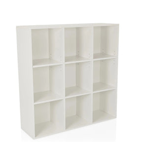 White Shelf BJORKE with nine open square compartments by hjh LIVING