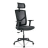 Home Office Chair BRETON B with black mesh cover and headrest by hjh OFFICE