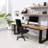 Black Professional Office Chair ZENIT HIGH with adjustable armrests and castors by hjh OFFICE